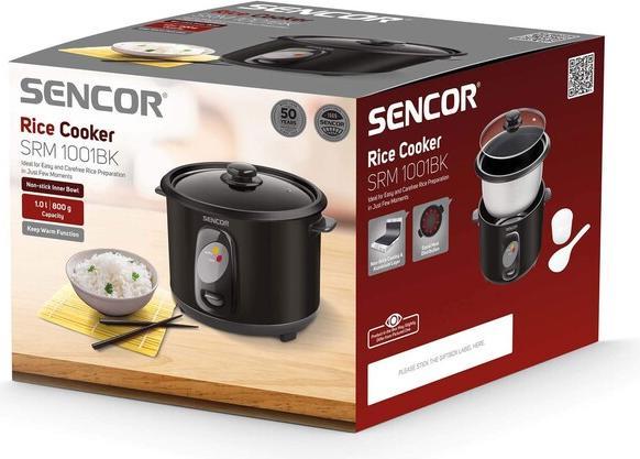 Image du produit Sencor RICE TRAT SRM 1001 BK Noir 1.0 L