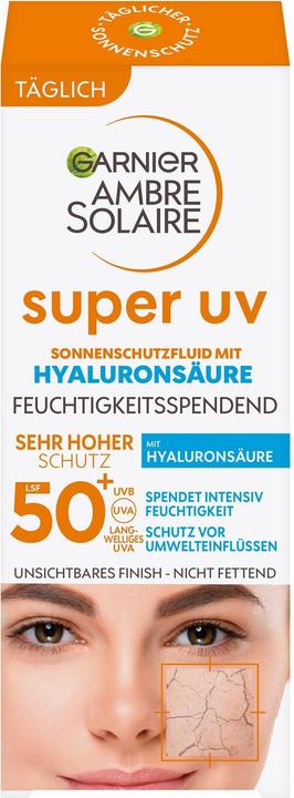 Productafbeelding Garnier Ambre Solaire Sensitive expert+ Anti-Oxidative Super UV (Zonnecrème gezicht, SPF 50+, 40 ml, 150 g)