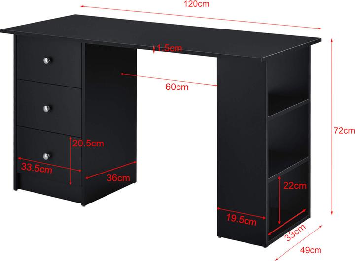 Actual product image En.Casa Lemberg (120 x 49 x 72 cm)