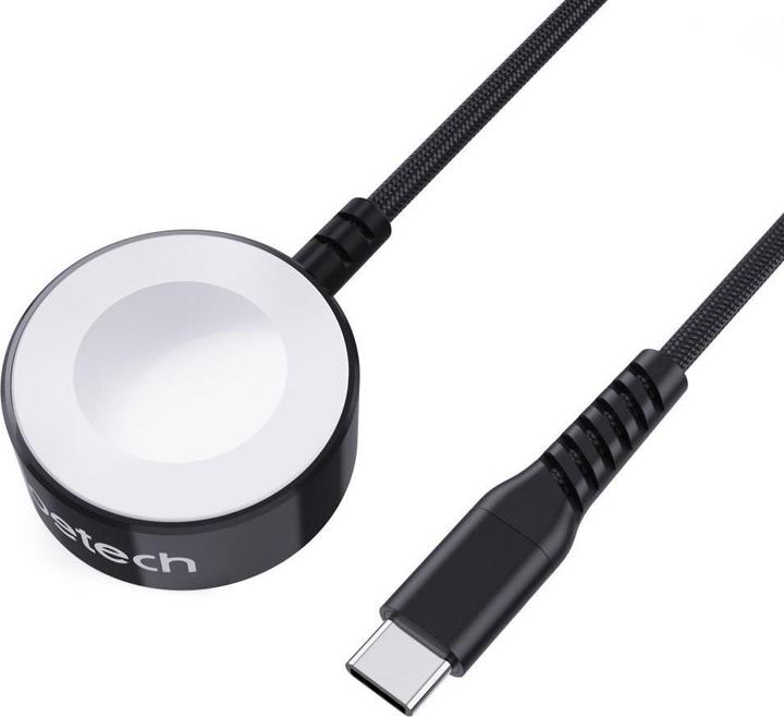Immagine prodotto Choetech Caricabatterie wireless T319 MFI 5W per Apple Watch + cavo USB-C - nero (5 W)