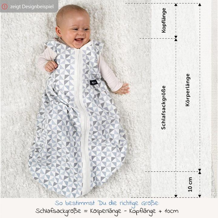 Produktbild Alvi Schlafsäcke Aussensack Baby-Mäxchen - Dots - Grey - Gr.