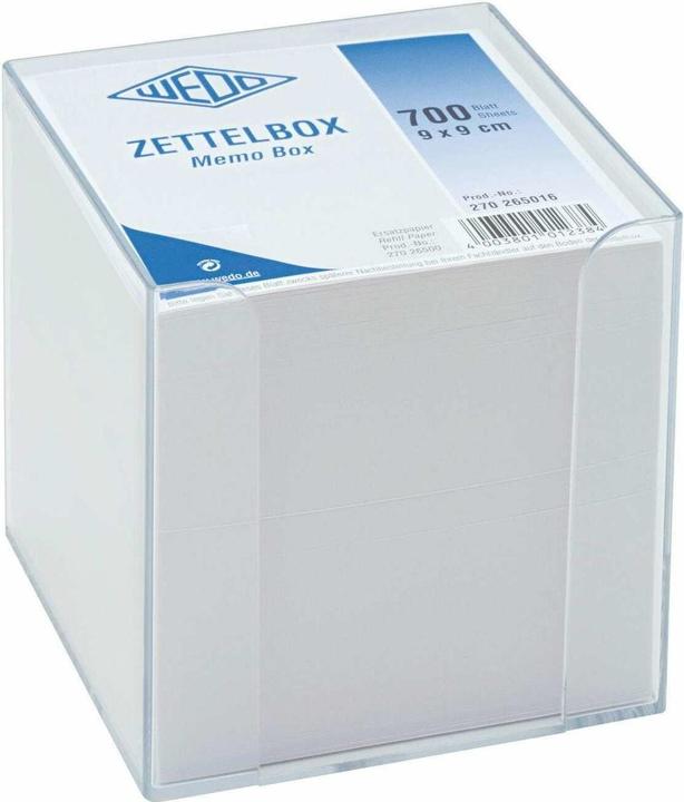 Produktbild Wedo Zettelbox (9.5 x 9.5 x 9.5 cm)