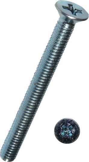 Actual product image Werkstarck Metal screws countersunk head DIN 965 (100 Screws per piece)