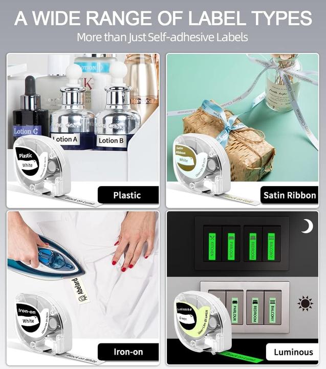 Actual product image Phomemo P12 mit Klebeband BLA (203 dpi)