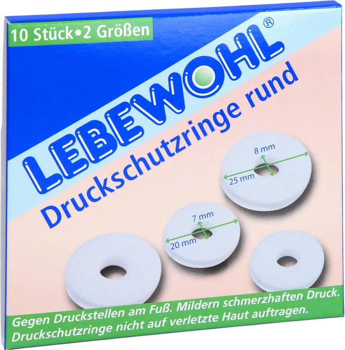 Produktbild Lebewohl DRUCKSCH RINGE RU, 10 St. Pflaster