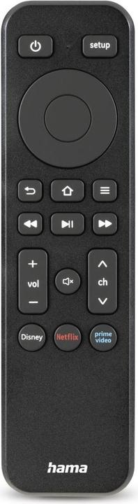 Actual product image Hama Remote control, f. TV + button Netflix, Prime Video, Disney+, programmable (Universal remote control, Infrared)