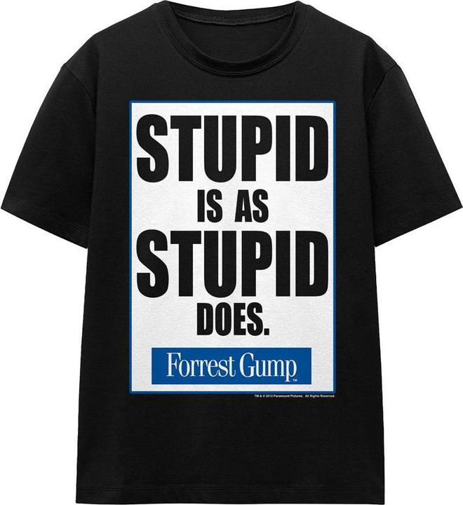 Produktbild Forrest Gump Stupid Is TShirt (XXL)