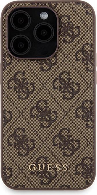Actual product image Guess Zestaw GUBPM5P15X4GEMGW iPhone 15 Pro Max 6.7" hardcase + Powerbank 5000mAh MagSafe brązowy/br (Apple iPhone 15 Pro Max)