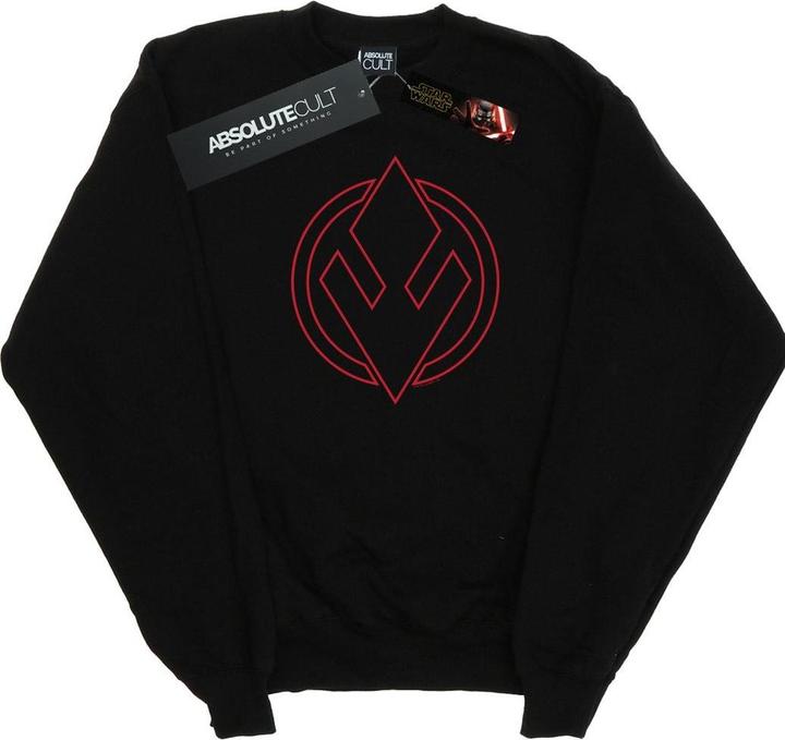 Actual product image Star Wars Mens The Rise Of Skywalker Sith Order Insignia Sweatshirt (XXL)