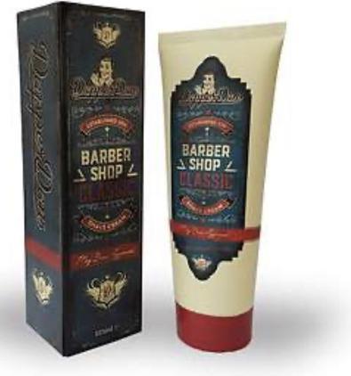 Dapper Dan Barber Shop Classic Shave Cream 125ml (Aftershave spray pump, 125 ml)