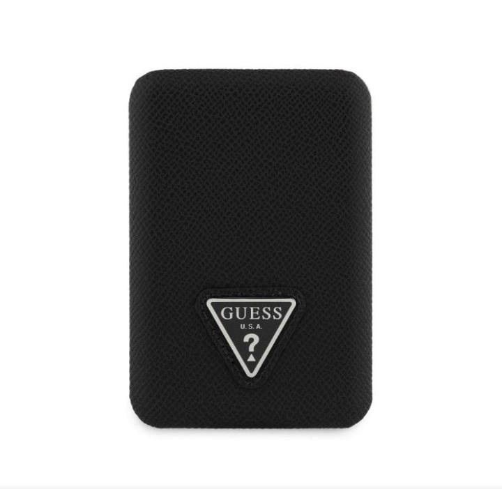 Image du produit Guess Power bank PU Grained Triangle Logo MagSafe Powerbank 5000mAh Black