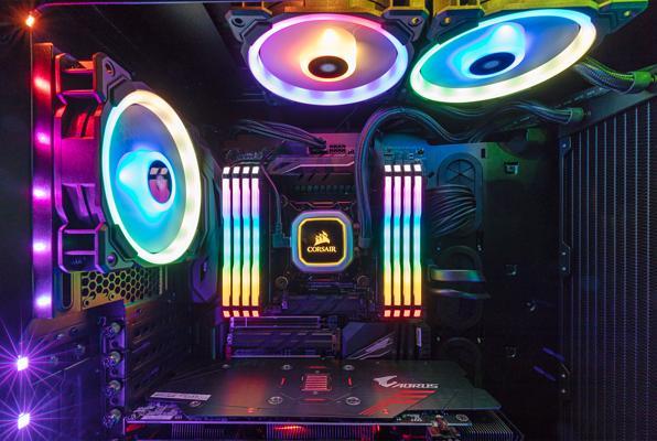 Actual product image Corsair Vengeance RGB Pro (2 x 16GB, 3200 MHz, DDR4-RAM, DIMM)