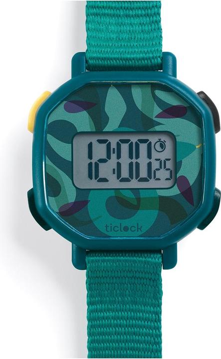 Actual product image Djeco Digital wristwatch Green snakes (Digital watch)