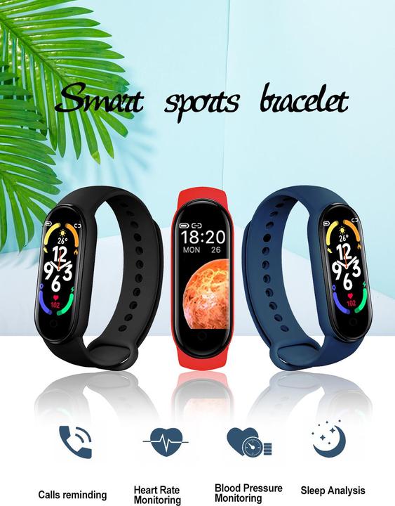 Produktbild PhoneLook Active Fitness Tracker M7 Intelligentes Sportarmband Smart Watch Bluetooth Dunkelblau