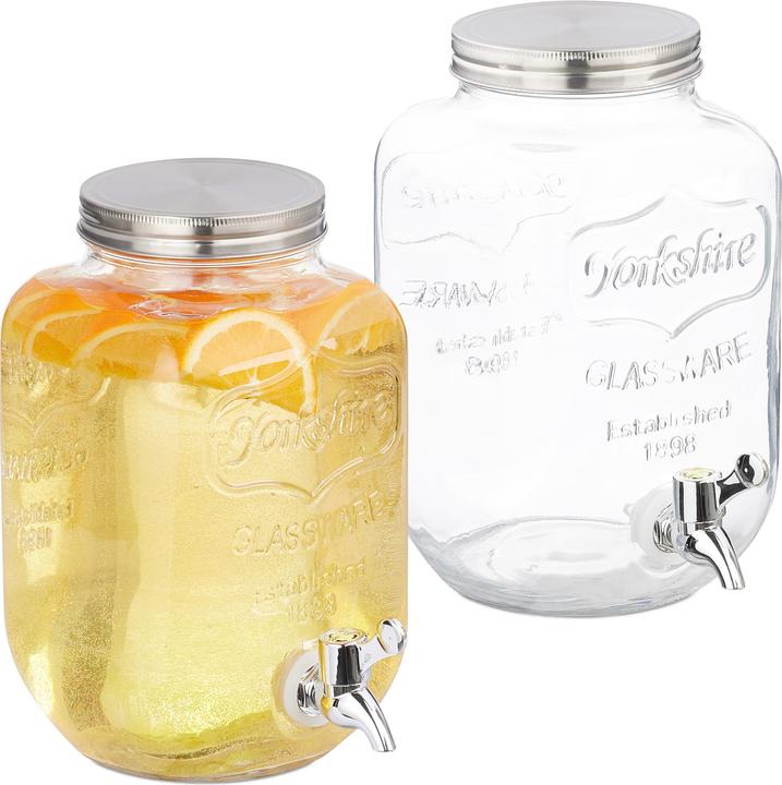 Relaxdays 2x drink dispenser