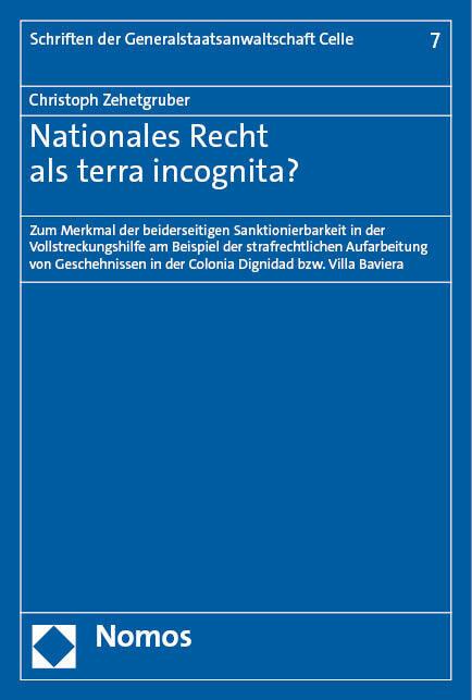 Actual product image Nationales Recht als terra incognita? (German, Christoph Zehetgruber, 2023)