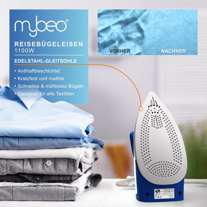 Produktbild Mybeo Reisebügeleisen (1100 W)
