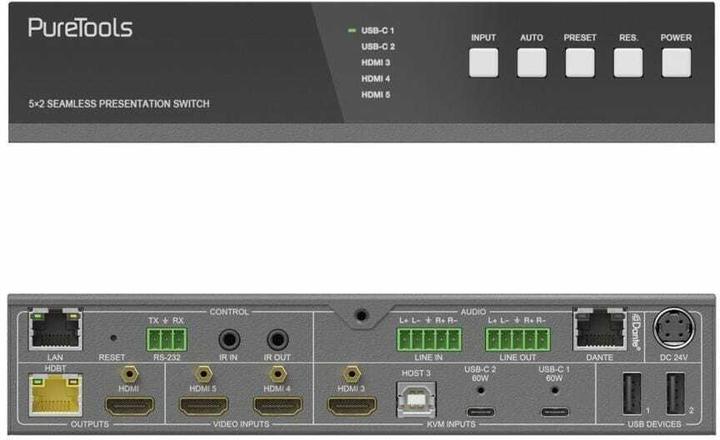 Produktbild Purelink Transmitter PT-PSW-52KVM-TX 4K (60 Hz 4:4:4)