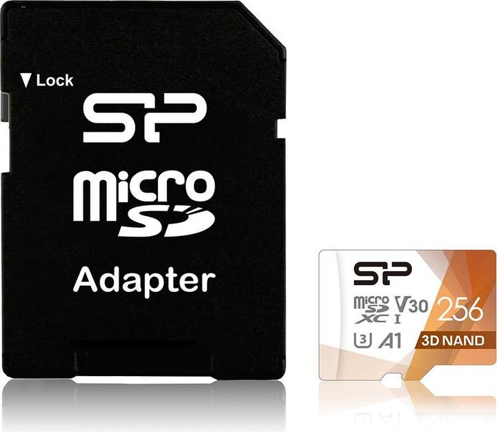 Productafbeelding Silicon Power Superieur Pro (256 GB, microSDXC, U3, UHS-I)
