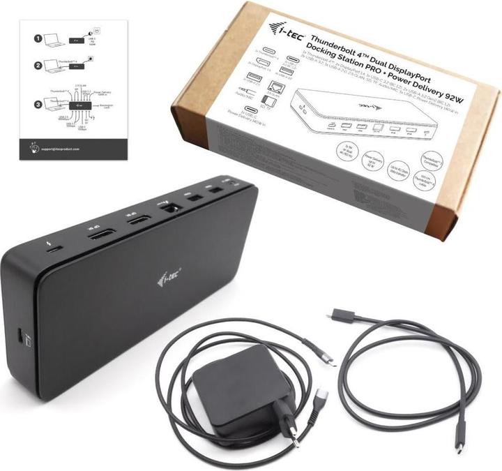 Actual product image i-tec Tb4dualdpdockpdpro (Thunderbolt, 7 Ports)