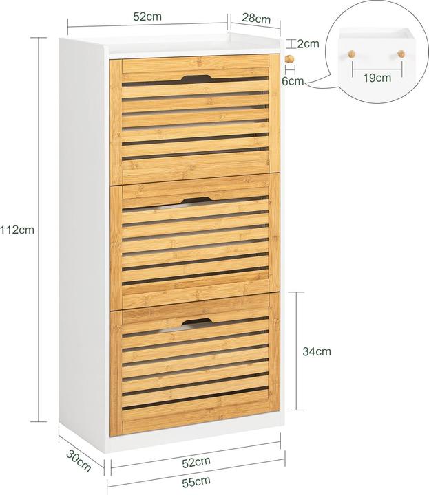 Produktbild SoBuy Stanley (55 x 112 x 30 cm)
