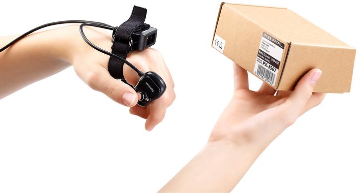 Image du produit Simvalley Scanner professionnel de codes-barres au doigt pour smartphones Android