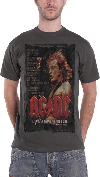 Actual product image AC/DC Unisex Adult Donington Set T-Shirt (XL)