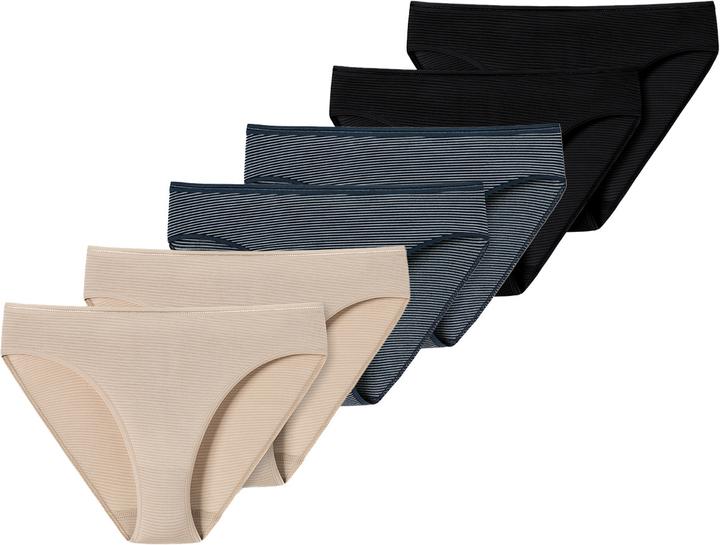 Image du produit Schiesser Pack de 6 slips Modal Essentials Midi (48, 4XL, paquet de 6)