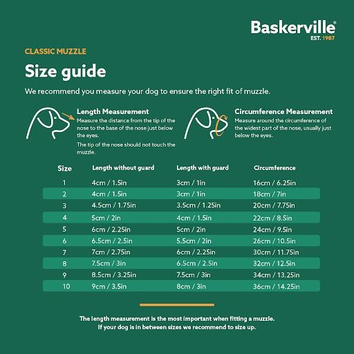 Nutritional values and ingredients Baskerville Classic Basket Dog Muzzle (9, Dog)