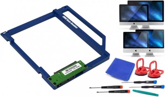 Actual product image OWC Data Doubler for iMac 2009-2011 Optical Bay Hard Drive / SSD Mounting Solution