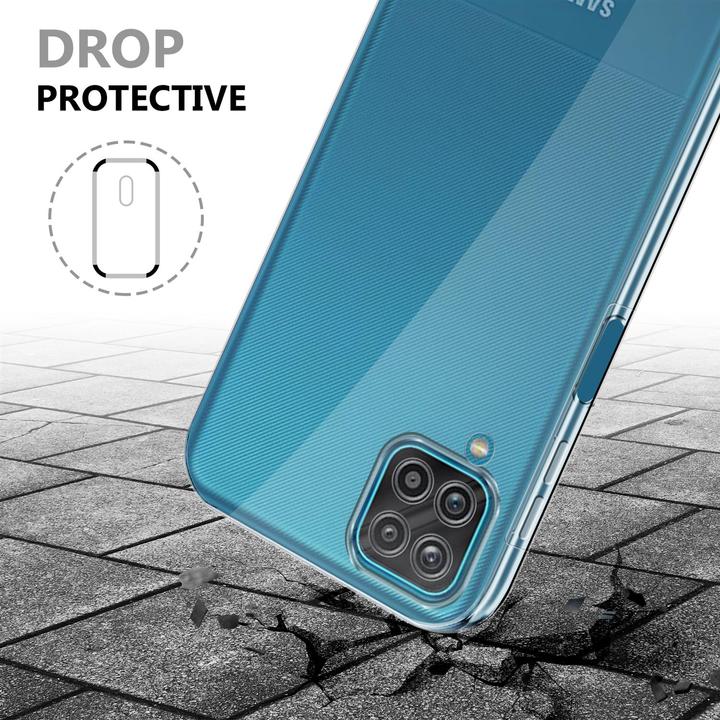 Image du produit Cadorabo TPU 360 degrés Case Cover (Samsung Galaxy A12, Samsung Galaxy M12)