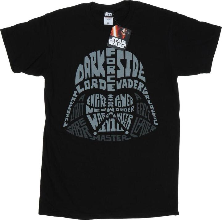 Star Wars Darth Vader Text Head TShirt