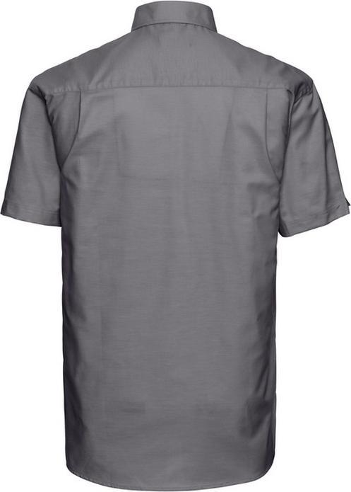 Actual product image Russell Mens Oxford Easy-Care Short-Sleeved Shirt (51)