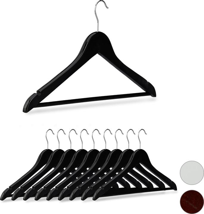 Relaxdays Clothes Hanger Set of 10 (1 x)