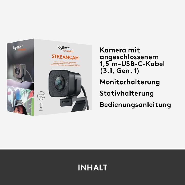 Immagine prodotto Logitech StreamCam (2 Mpx)