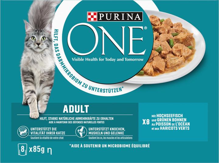 Immagine prodotto Purina ONE Pesce dell'oceano (Adulto, 8 pz., 85 g)