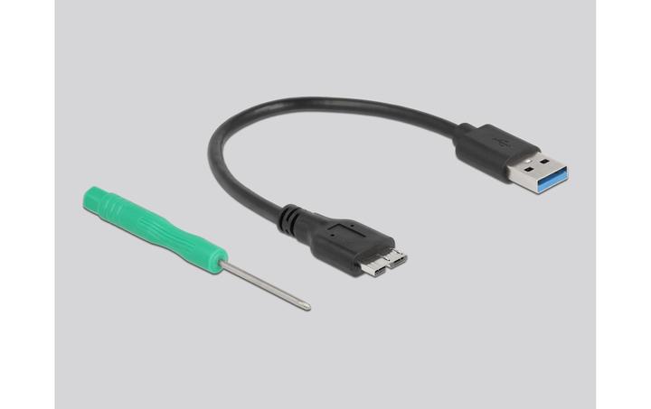 Productafbeelding Delock Externe behuizing SuperSpeed USB voor M.2 SATA SSD Sleutel B (M.2 2242, M.2 2280, M.2 2260)