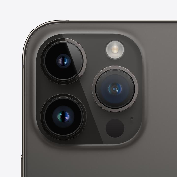 Produktbild Apple iPhone 14 Pro (256 GB, Space Black, 6.10", SIM + eSIM, 48 Mpx, 5G)