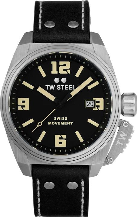 TW-Steel TW1101 Canteen Herrenuhr 42mm 10ATM (Analoguhr, 42 mm)