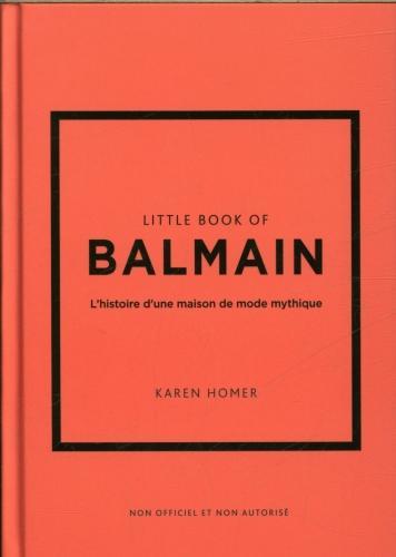 Image du produit Petit livre de Balmain (Français, Homer Karen, 2024)