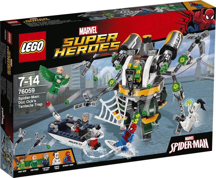 Immagine prodotto LEGO Marvel Super Heroes Spider-Man: la trappola con i tentacoli di Doc Ock (76059, LEGO Marvel)