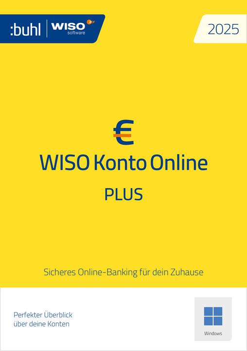 Buhl Data Service WISO Konto Online Plus 2025 Download Code (1 User, 1 Geräte/User, unbegrenzt)