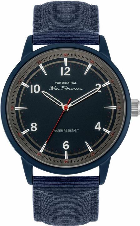 Ben Sherman Herrenuhr BS024U (Ø 43 mm) (Uhr mit Schmuckstein, 43 mm)