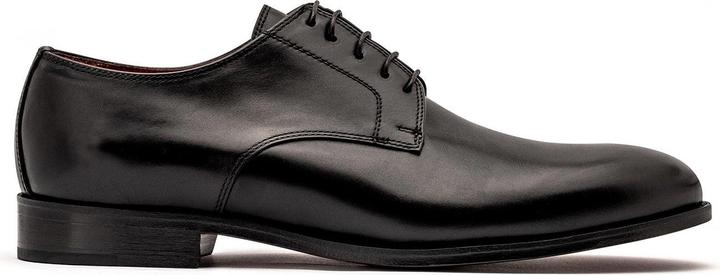 Actual product image Alexander 1910 Derby Montenapoleone - Black Smooth Calf (44)