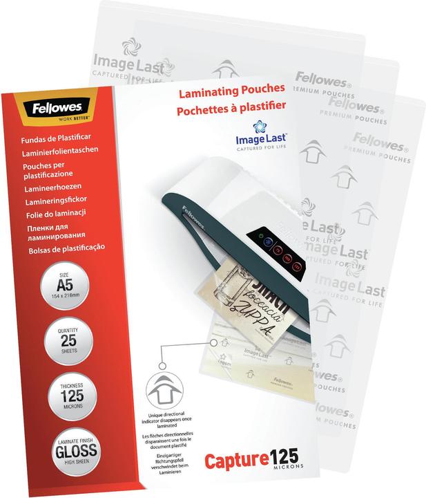 Produktbild Fellowes Capture 125 (A5, 25 Stück, 125 µm)