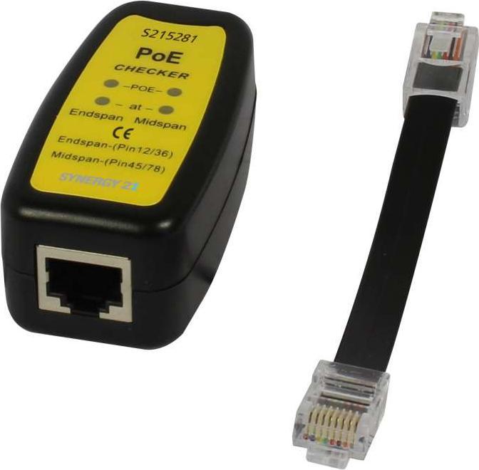 Produktbild Synergy 21 TP(RJ45) POE-Tester, at/af, Endspan/Midspan, standard