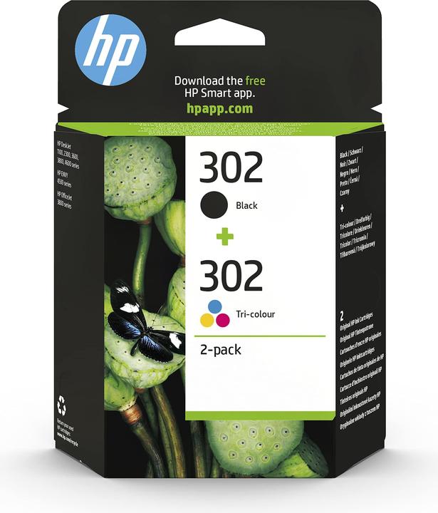 HP 302 (M, BK, Y, C)