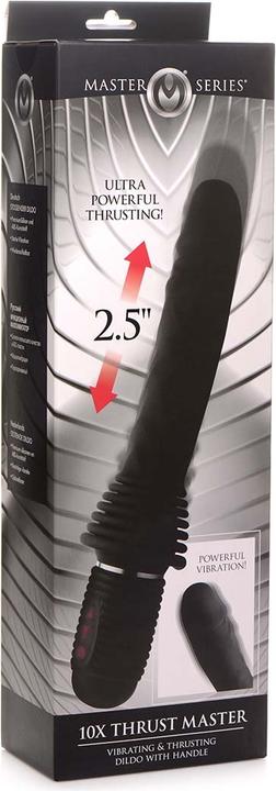 Produktbild Master Series 10X Thrust Master Vibrating and Thrusting Dildo with Handle