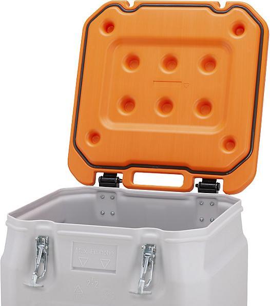 Image du produit Cemo Appareil mobile gris Couvercle orange 250 litres