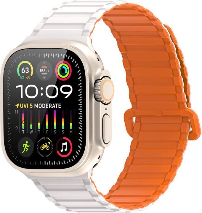Orange, White